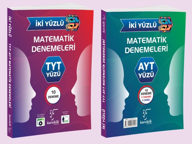 İKİ YÜZLÜ TYT AYT MATEMATİK DENEMELERİ **YENİ**2025