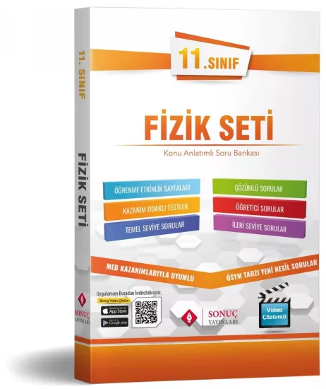 Sonuç Yayınları 11.Sınıf Fizik Modüler Set 2024 - 2025