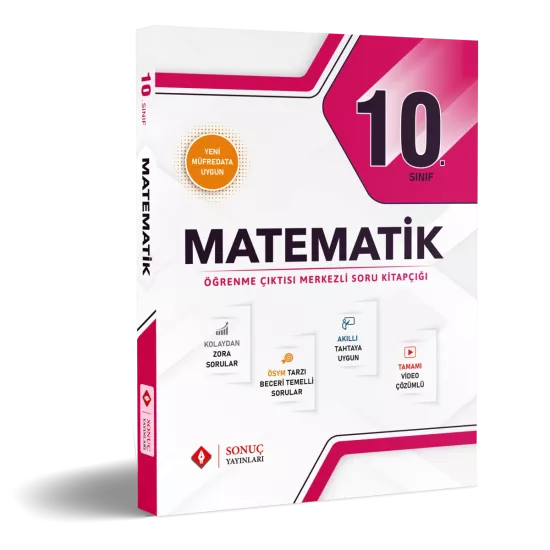 Sonuç Yayınları 10. Sınıf Matematik Set 2025 – 2026 Yeni Müfredata Uygun