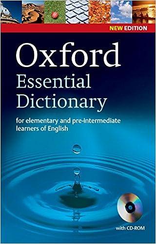 Oxford Essential Dictionary and CD-ROM Pack New Edition