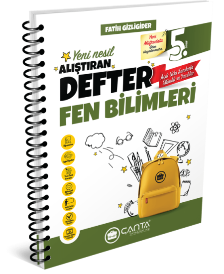 ÇANTA 5. Sınıf Fen Bilimleri Alıştıran Defter