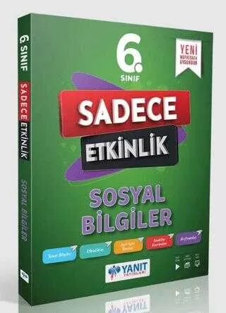 YANIT 6. SINIF SOSYAL BİLGİLER SADECE ETKİNLİ  2025-26 YENİ MÜFREDAT