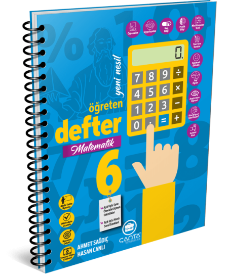 ÇANTA 6. Sınıf Matematik Öğreten Defter 2025-26 YENİ MÜFREDAT