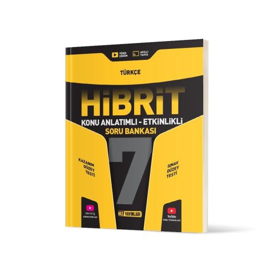 HIZ 7. SINIF HİBRİT TÜRKÇE KONU ANLATIMLI SORU BANKASI