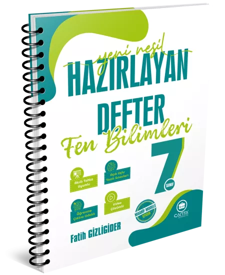 Çanta 7. Sınıf Fen Bilimleri Hazırlayan Defter 2027