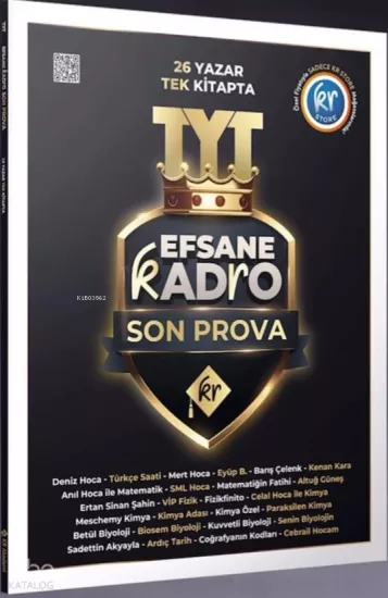 KR Akademi TYT Efsane Kadro Son Prova