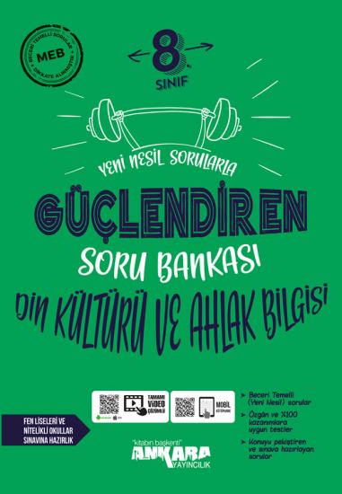 Ankara 8.Sınıf Din Kültürü Ve Ahlak Bilgisi Soru Bankası