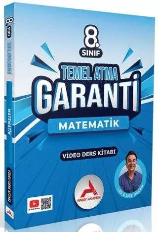 PARAF AKADEMİ 8. Sınıf LGS 10 Günde Temel Atma Garanti Matematik Video Ders Kitabı