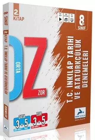 Paraf 8. Sınıf T.C. İnkılap Tarihi ve Atatürkçülük Orta Zor Branş Deneme - 2. Kitap