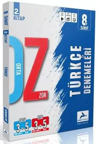 Paraf 8. Sınıf Türkçe Orta Zor Branş Deneme - 2. Kitap