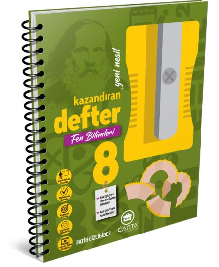 ÇANTA 8. Sınıf Fen Bilimleri Kazandıran Defter