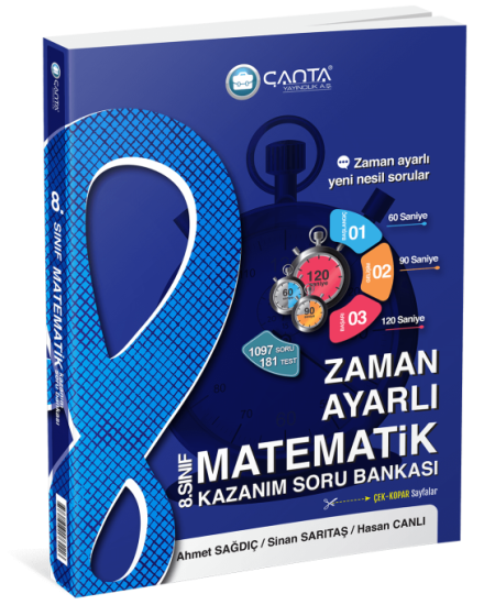 ÇANTA 8. Sınıf Matematik Zaman Ayarlı Kazanım Soru Bankası