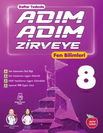 NEWTON 8.SINIF ADIM ADIM ETKİNLİKLİ KONU ANLATIMLI  SORU BANKALARI FEN  BİLİMLERİ YENİ