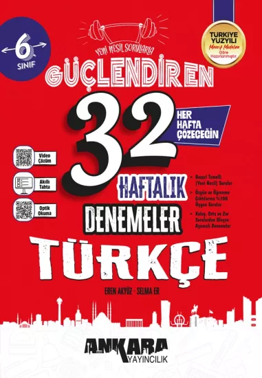 ANKARA  6. SINIF TÜRKÇE 32 HAFTA KAZ. DENEME