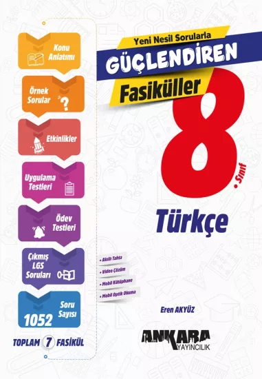 ANKARA  8.SINIF TÜRKÇE FASİKÜL KONU ANLATIM