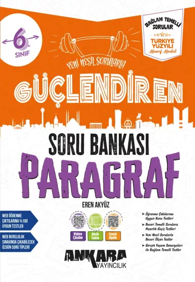 ANKARA  6. SINIF PARAGRAF SORU BANKASI