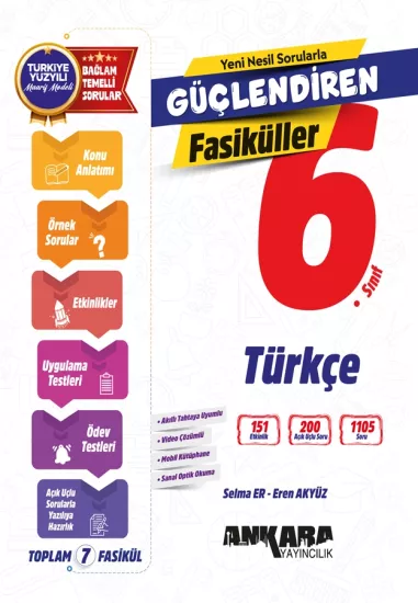 ANKARA  6. SINIF TÜRKÇE FASİKÜL KONU ANLATIM