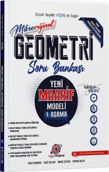 MİKRO ORİJİNAL MAARİF S.B. GEOMETRİ 1 - 2026-  **YENİ**