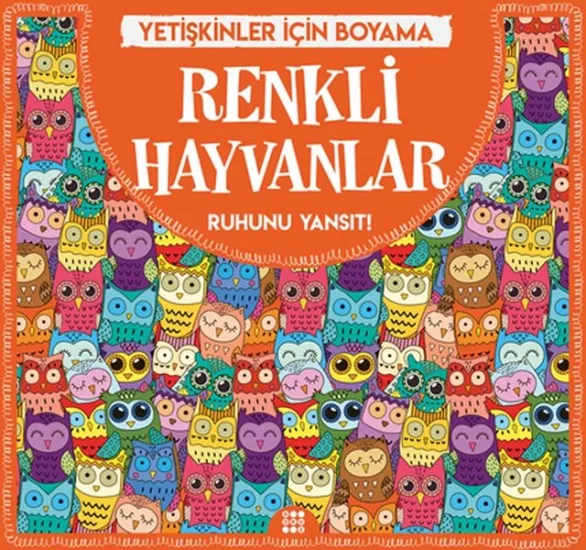  Renkli Hayvanlar - Yetişkinlerİçin Boyama