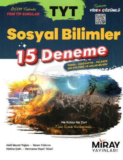 Miray TYT Sosyal Bilimler 15 Deneme