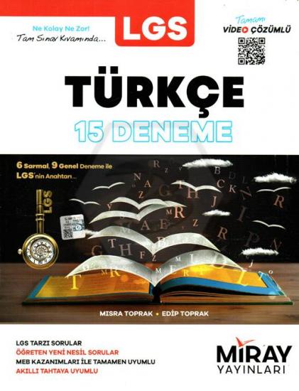 Miray 8 . Sınıf Türkçe 15 Deneme
