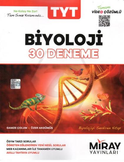 Miray TYT Biyoloji 30 Deneme