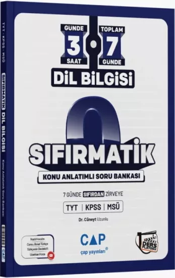 ÇAP SIFIRMATİK KA.SB. DİLBİLGİSİ 