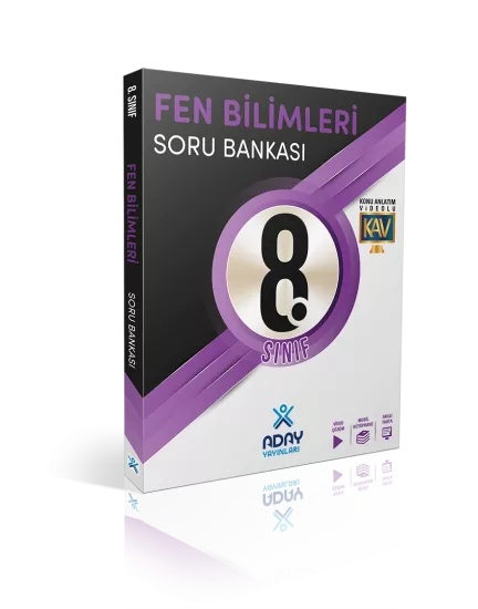 Aday Yayınları 8.Sınıf Fen Bilimleri Soru Bankası