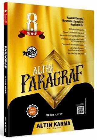 Altın Karma Yayınları 8. Sınıf LGS Paragraf Soru Bankası 2025