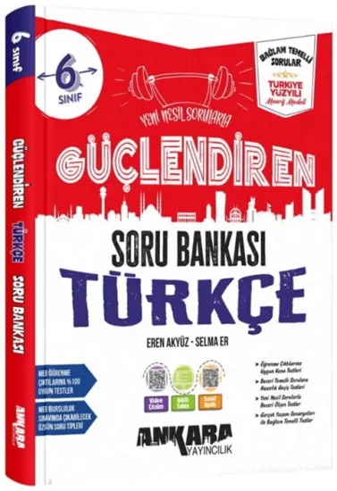 Ankara Yayıncılık 6. Sınıf Türkçe Güçlendiren Soru Bankası 2027