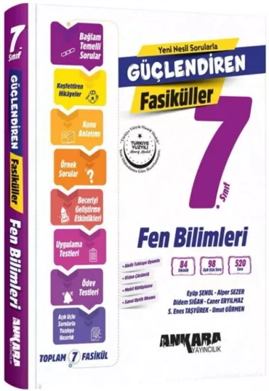 Ankara Yayıncılık 7. Sınıf Fen Bilimleri Güçlendiren Fasikül Set 2027
