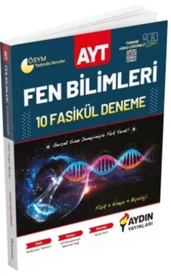 Aydın AYT Fen Bilimleri 10 Deneme