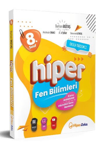 HİPER ZEKA 8. Sınıf Hiper Fen Bilimleri Konu Anlatımlı & Soru Bankası