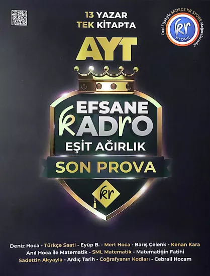 KR Akademi AYT Efsane Kadro Eşit Ağırlık Son Prova