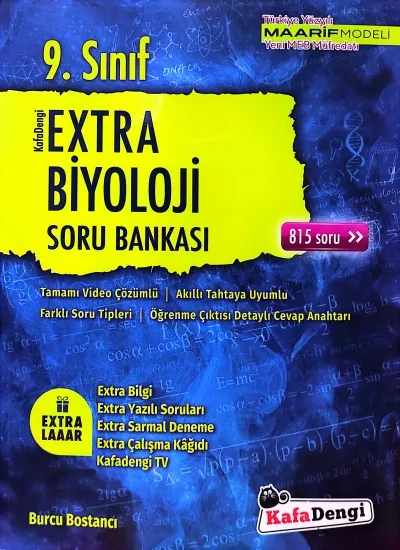 Kafa Dengi 9.Sınıf Extra Biyoloji Soru Bankası 2025-26 YENİ