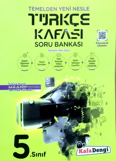 Kafa Dengi 5. Sınıf Türkçe Kafası Soru Bankası 2025-26 YENİ