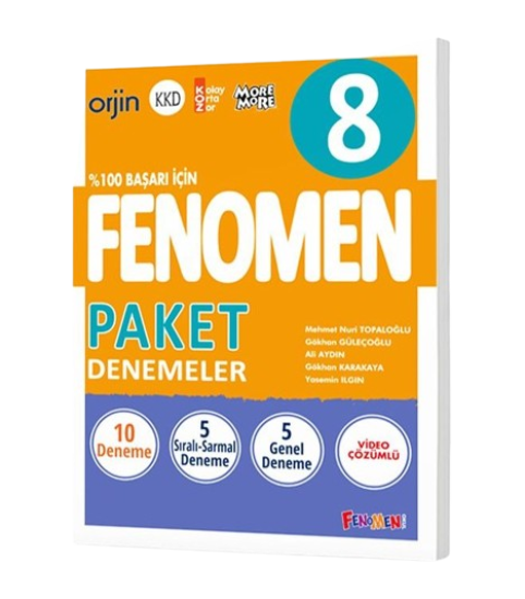Fenomen 8 Tüm Dersler Paket Denemeler (10 Deneme)