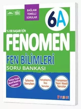 FENOMEN 6 FEN BİLİMLERİ SORU BANKASI (A) 2026-2027 YENİ MÜFREDAT