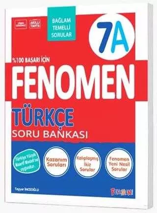 Fenomen Yayınları 7. Sınıf Türkçe Soru Bankası A 2026-2027 **YENİ**