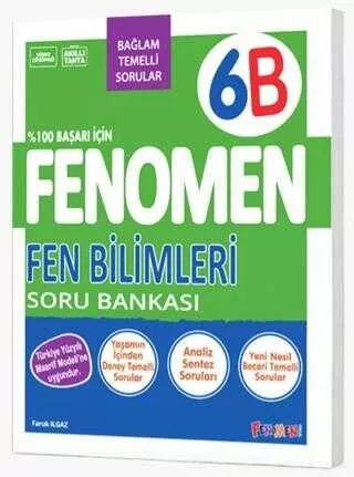 Fenomen Okul Yayınları 6. Sınıf Fen Bilimleri B Soru Bankası 2026-2027 **YENİ**