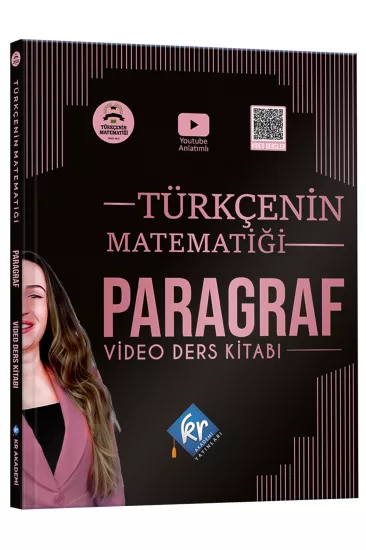 KR AKADEMİ Gamze Hoca Türkçenin Matematiği Tüm Sınavlar İçin Paragraf Video Ders Kitabı