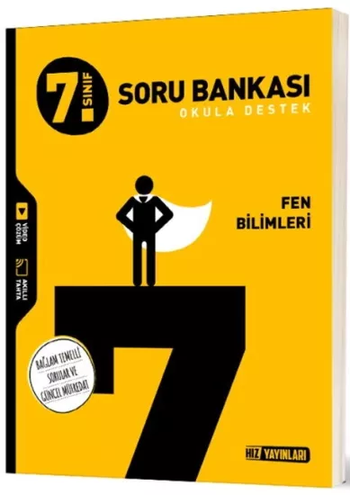 Hız Yayınları 7. Sınıf Fen Bilimleri Soru Bankası 2026-2027 **YENİ**