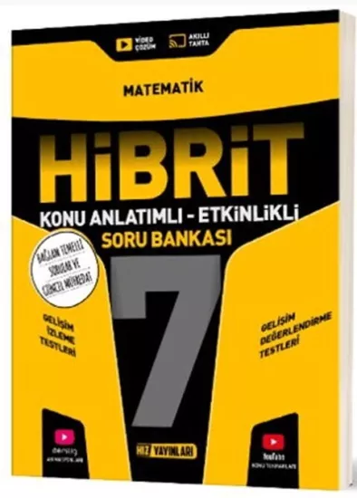 HIZ 7. SINIF HİBRİT MATEMATİK KONU ANLATIMLI ETKİNLİKLİ SORU BANKASI 2027