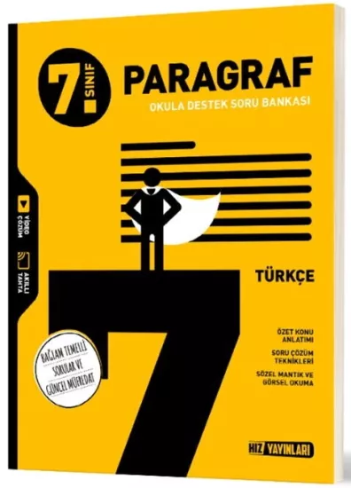 Hız Yayınları 7. Sınıf Paragraf Okula Destek Soru Bankası 2026-2027**YENİ**