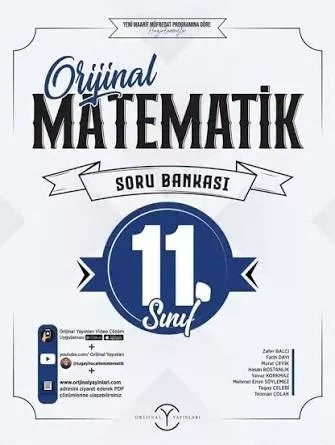 Orijinal 11.Sınıf Matematik Soru Bankası Yeni Maarif 2026-2027 **YENİ**