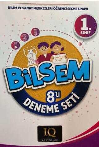 IQ Yayınları 1. Sınıf Bilsem 8`li Deneme Seti 2025