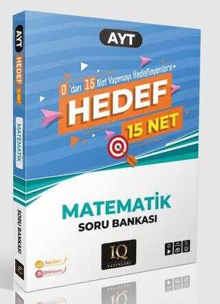 IQ Yayınları AYT Hedef 15 Net Matematik Soru Bankası 2025