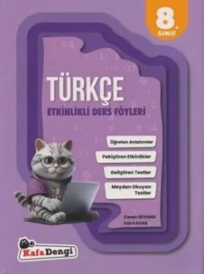 Kafa Dengi 8. Sınıf Türkçe Etkinlikli Ders Föyleri 2025-26 YENİ