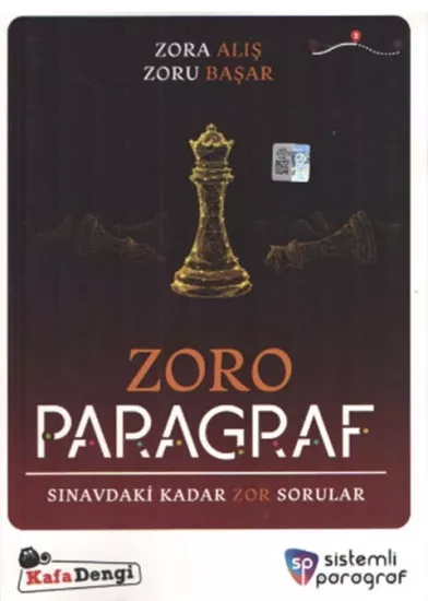 Kafa Dengi Yayınları Zoro Paragraf Soru Bankası