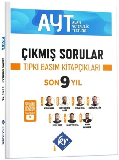KR Akademi AYT Çıkmış Sorular Son 9 Yıl Tıpkı Basım Fasikülleri 2027